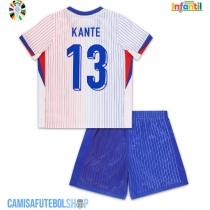 Camisa de time de futebol França Kante #13 Replicas 2º Equipamento Infantil Europeu 2024 Manga Curta (+ Calças curtas)